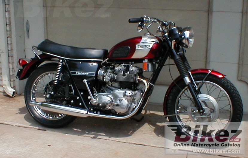 Big  t 150 v trident 750 picture and wallpaper from Bikez.com